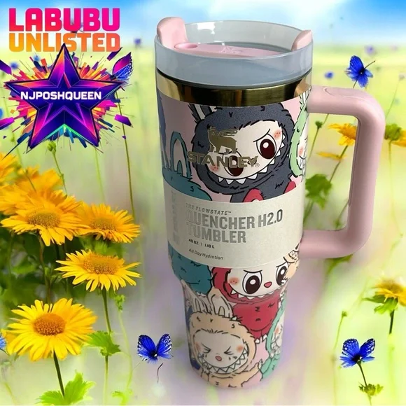 LABUBU Limited Edition 40oz Travel Tumbler by Stanley - Picture 3 of 11